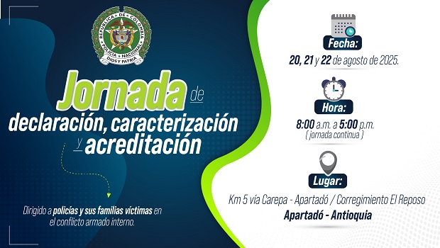 Jornada de declaración, caracterización y acreditación 