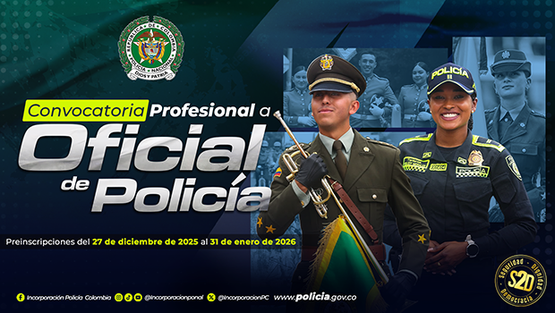 Incorp&oacute;rese como Profesional a Oficial de Polic&iacute;a