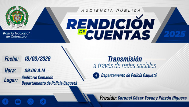 Departamento de Polic&iacute;a Caquet&aacute;