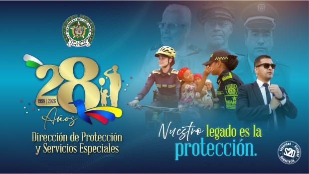 Polic&iacute;as de turismo, infancia y protecci&oacute;n y encima de ellos personajes ic&oacute;nicos de la historia de la Polic&iacute;a Nacional.