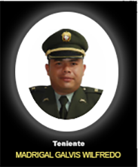 Fotograf&iacute;a del Se&ntilde;or Te. Madrigal Galvis Wilfredo quien falleci&oacute; en cumplimiento de su deber.