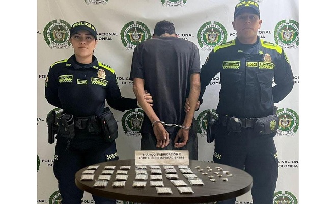 Capturado por trafico de estupefacientes