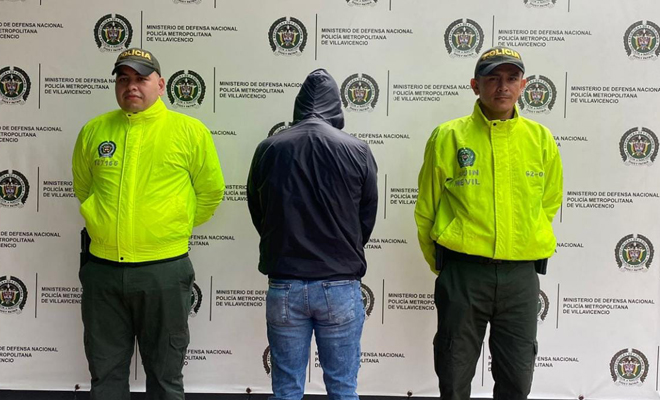 Un hombre capturado mediante orden judicial por el delito de hurto calificado y agravado