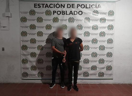 Capturados por hurto en El Poblado