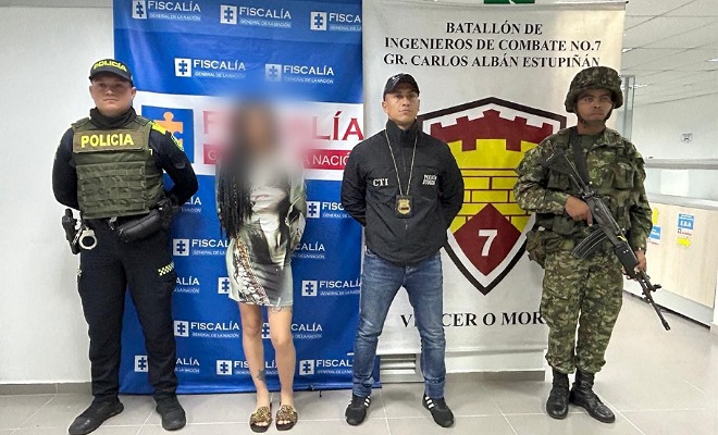 Capturada alias "Laura perversum" responsable de hurtar mediante uso de escopolamina