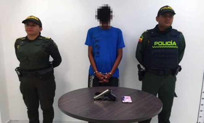 Capturado delito de hurto agravado en concurso de porte y tráfico de armas de fuego