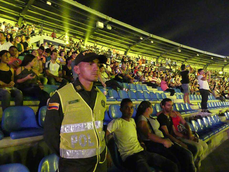 Policía en juegos bolivarianos