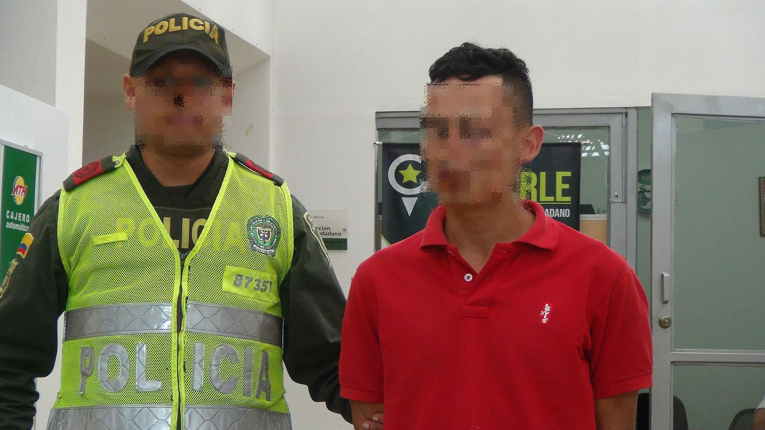 En el barrio María Oriente se realizó la captura de un hombre, sobre quien recaía una Circular Azul de la Interpol.