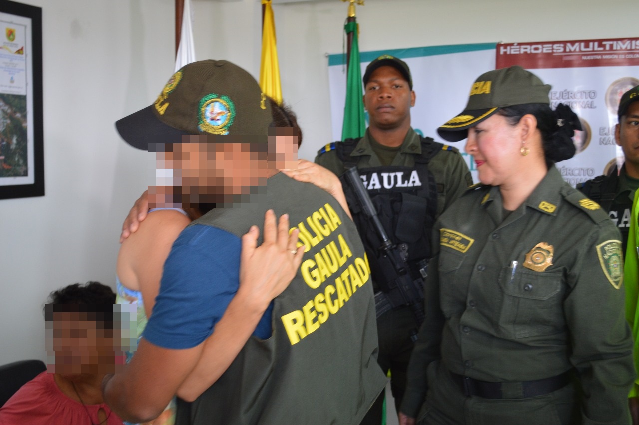 Policía rescató personas que había sido  raptada el pasado domingo