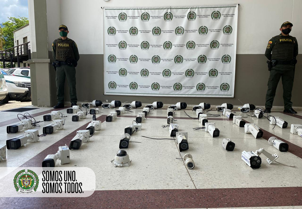 Desmantelada red de cámaras de videovigilancia de los grupos delincuenciales ‘el mesa’ y ‘pachelly’ en Bello
