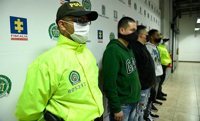 5 capturados del gdo robledo