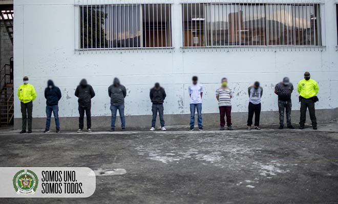 8 capturados delitos sexuales