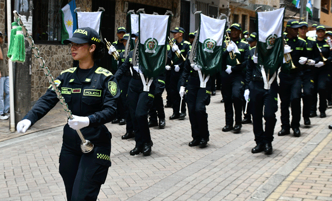 Bastón mayor de la banda de paz ESCER