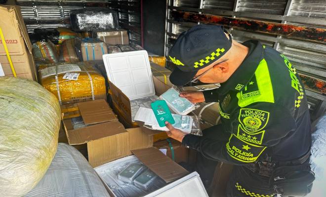 Camión lleno de mercancía de contrabando fue intervenido en Bosconia, Cesar