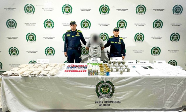 Desmantelado centro de fabricación y distribución de droga sintética en Ibagué