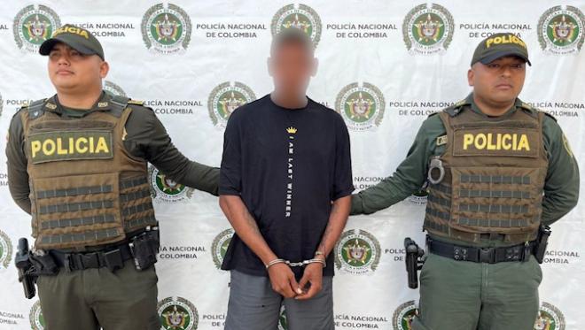 Capturado en el Meta, por circular azul