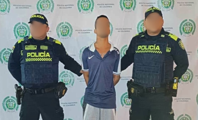 La oportuna reacción de los uniformados evitó su huida y permitió ponerlo a disposición de la autoridad competente.