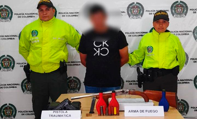 La Polic&iacute;a Nacional realiza la captura de un hombre quien ten&iacute;a en su poder un arma de fuego tipo escopeta