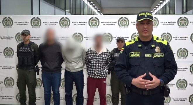 Capturados tres presuntos integrantes de red de extorsión que operaba con la modalidad de falsa encomienda