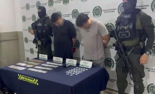 Capturados y estupefacientes incautados