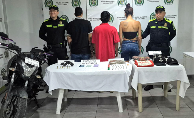 Capturados presuntos sicarios de la estructura criminal Renacer “ERPAC” por la Policía Nacional