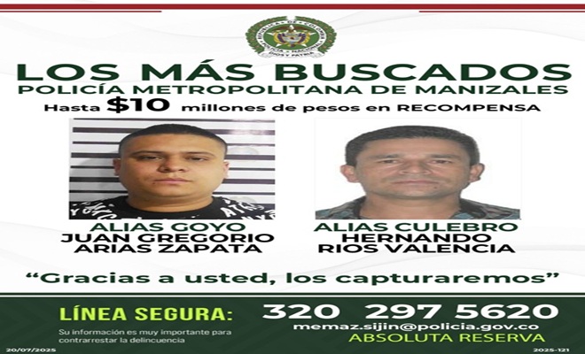 los más buscados de la ciudad