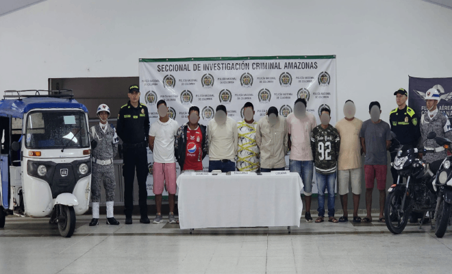Desarticulado en Leticia el grupo delincuencial “El Malecón” dedicado al tráfico de estupefacientes