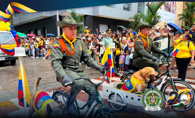 Desfile del 20 de julio en Villavicencio