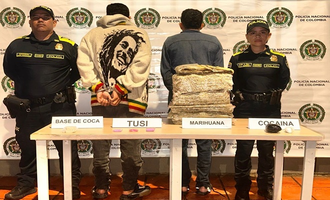 Dos hombres capturados por tráfico de estupefacientes en zona rural de Puerto López, Meta