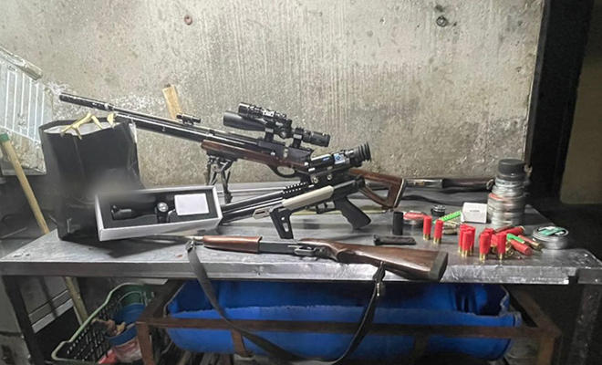 Elementos incautados a la banda Los Náuticos en operativo policial