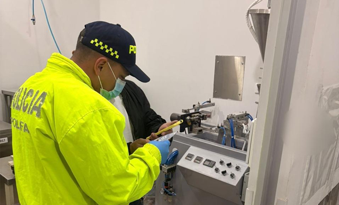 Incautación de 6.207 unidades de empaques primarios.