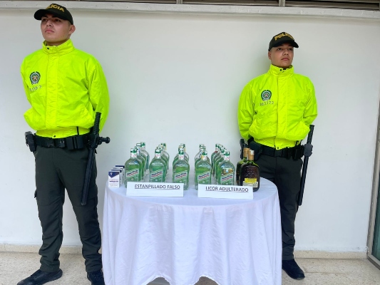 Incautacion de licor adulterado
