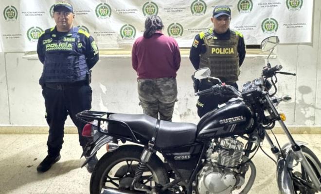 El automotor había sido denunciado en Norte de Santander y fue recuperado durante patrullajes preventivos.