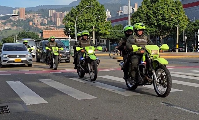Patrullaje en motos