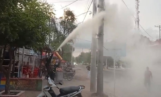 Polic&iacute;as controlaron incendio
