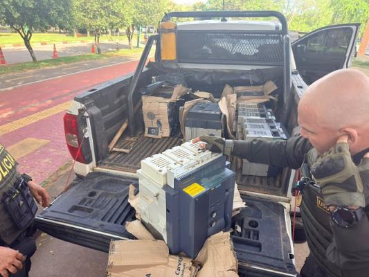 Transportaban seis interruptores automáticos con tecnología digital avanzada