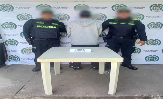 Capturado por orden judicial durante labores de control en Montería