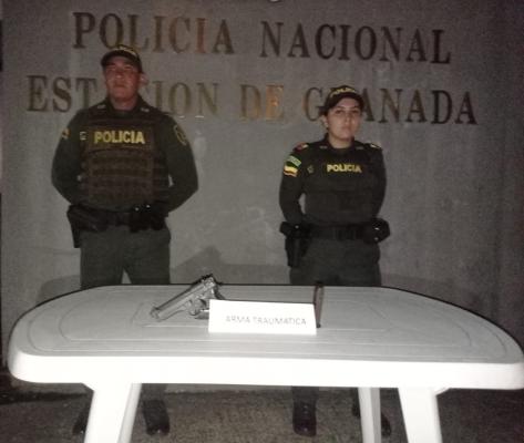 Arma traumática en Granada