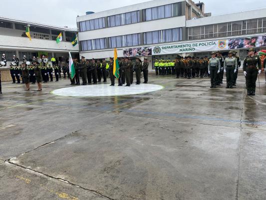 Acto ceremonial en Nariño
