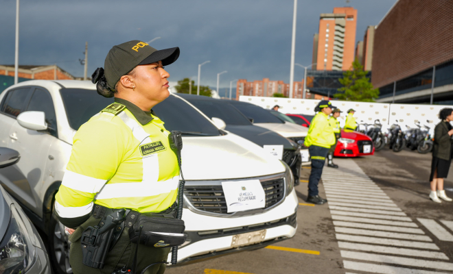 Carros hallados en bahías, parqueaderos y puntos críticos de la ciudad de Bogotá