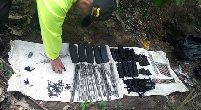 Cae caleta con material de guerra de ‘los puntilleros’