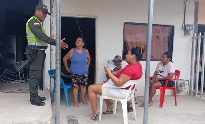 Policía Comunitaria refuerza la prevención del hurto a residencia en el norte de la ciudad.