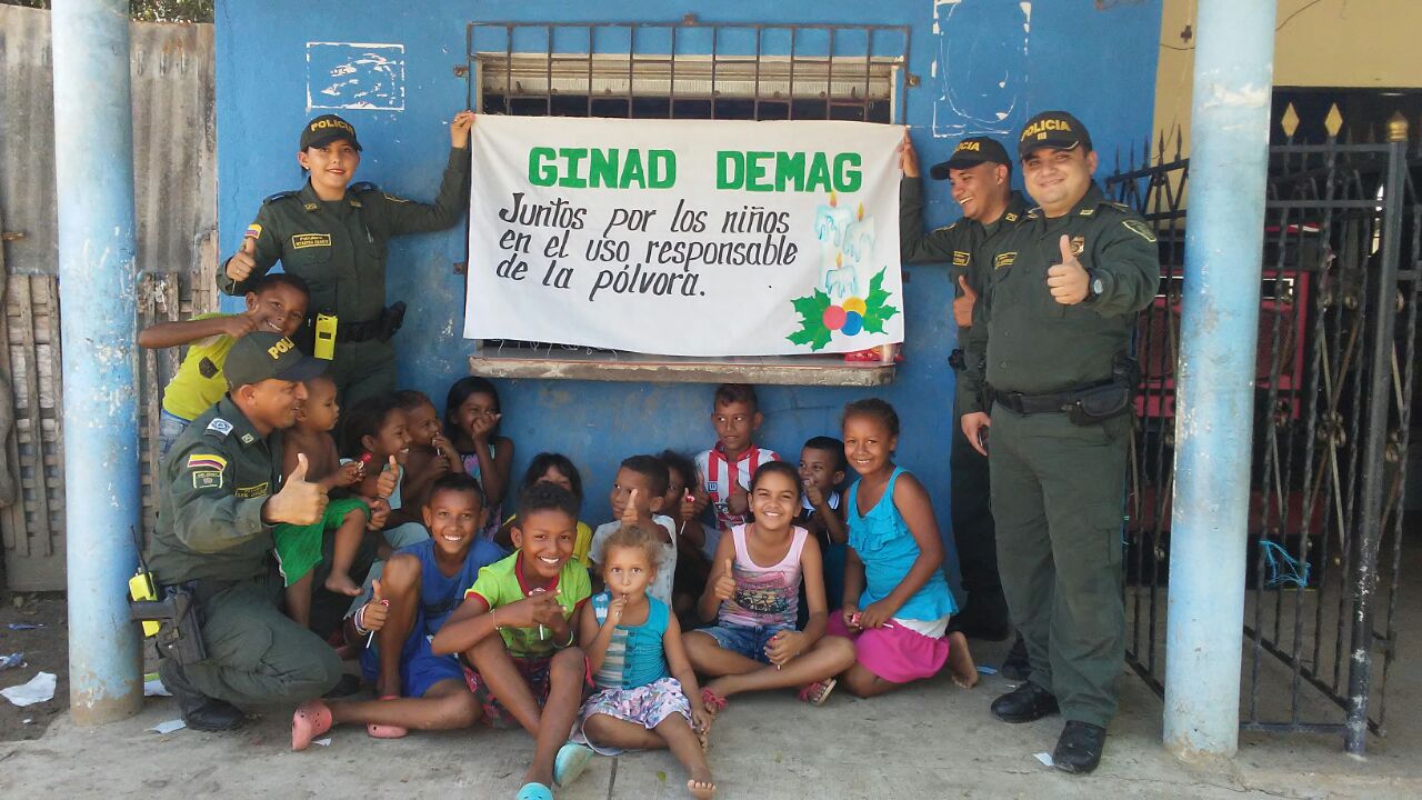 Incautación de pólvora en el Plan Navidad en el Magdalena