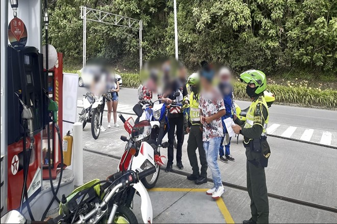 Policía de tránsito realiza controles para evitar los “piques ilegales”