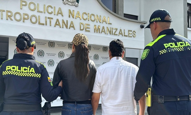 Dos Policías y Dos capturados