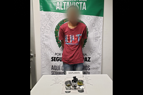 En oportuna reacción de los cuadrantes y grupo GOES incautado material de guerra en Altavista