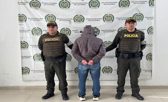 Dos policías y Capturado ciudadano en Ipiales por violencia intrafamiliar