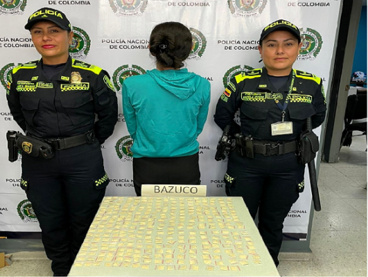 Capturada 195 gramos de 'bazuco'