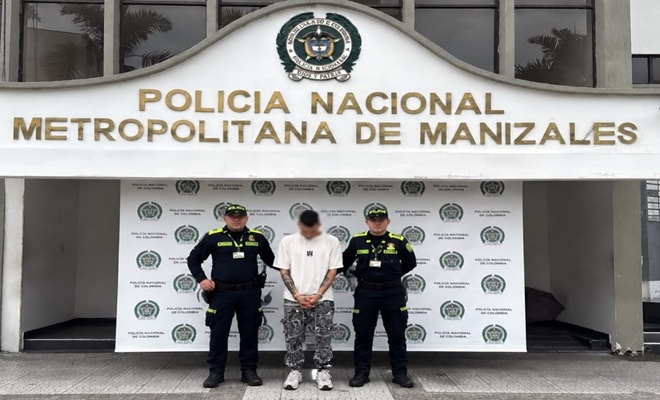 policias realizan captura en manizales 