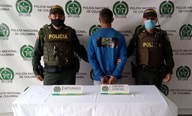 Mediante orden judicial fue capturado en el municipio de Itagüí 